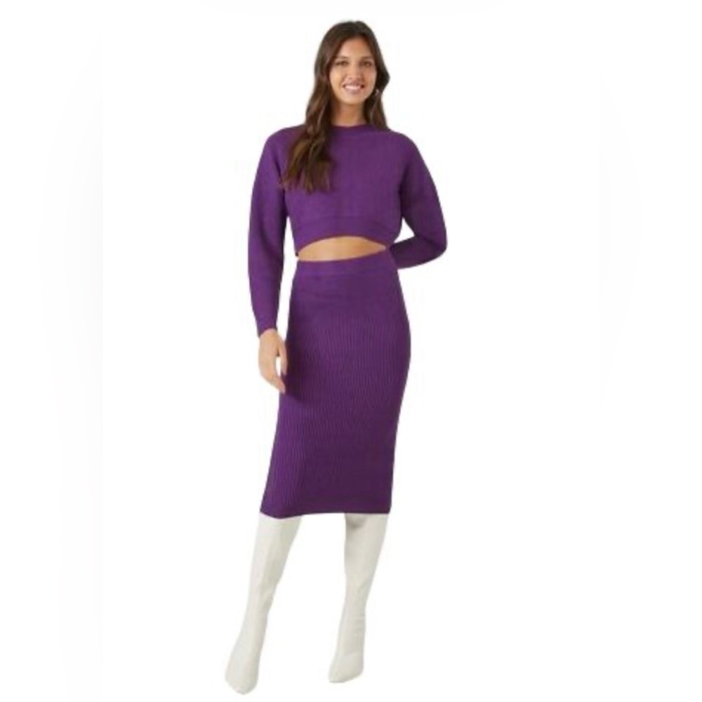 Forever 21 Purple Skirt Set